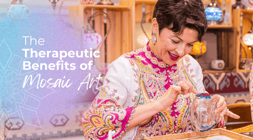 The Therapeutic Benefits of Mosaic Art:  How Crafting Your Lamp Can Reduce Stress and Increase Well-Being