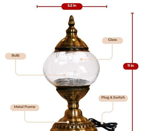 Mosaic Lamp Metal Frames