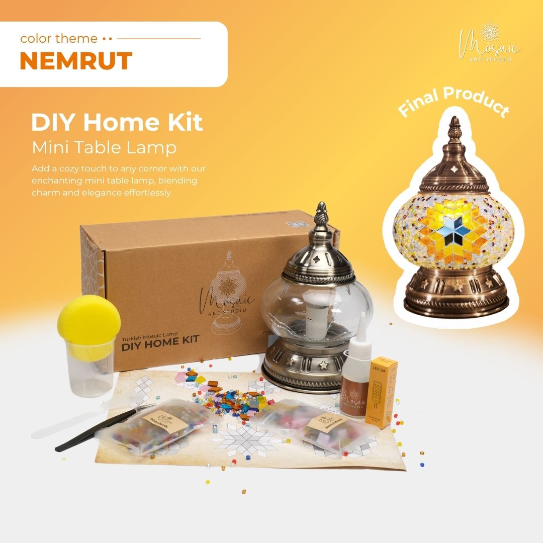Mosaic Lamp DIY Home Kit