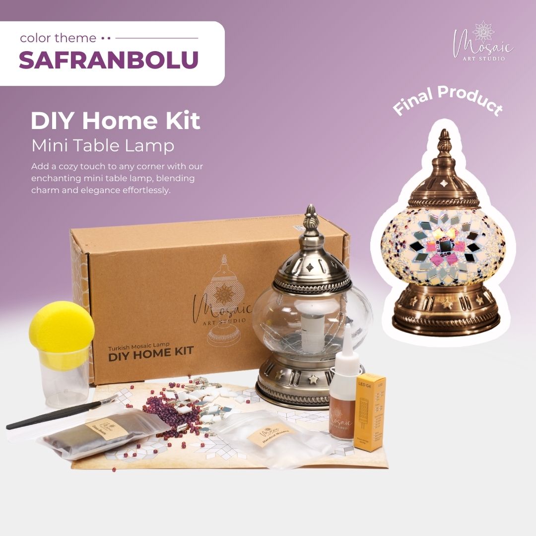 Mosaic Lamp DIY Home Kit