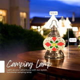 Ready-made Mosaic Lamp - Christmas Flower