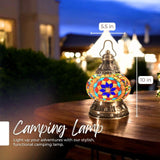 Ready-made Mosaic Lamp - Floral Spectrum