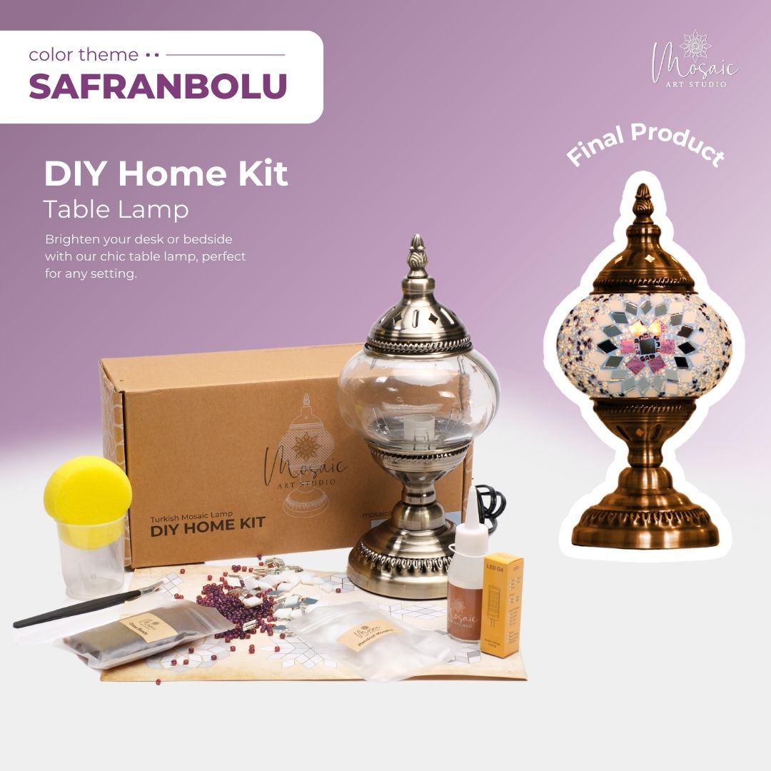 Mosaic Lamp DIY Home Kit