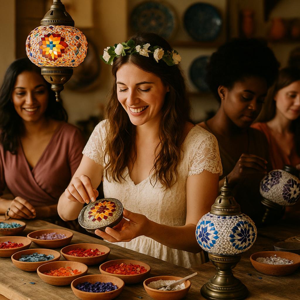 Bridal Shower Ideas: Why a Mosaic Lamp Workshop Beats a Brunch
