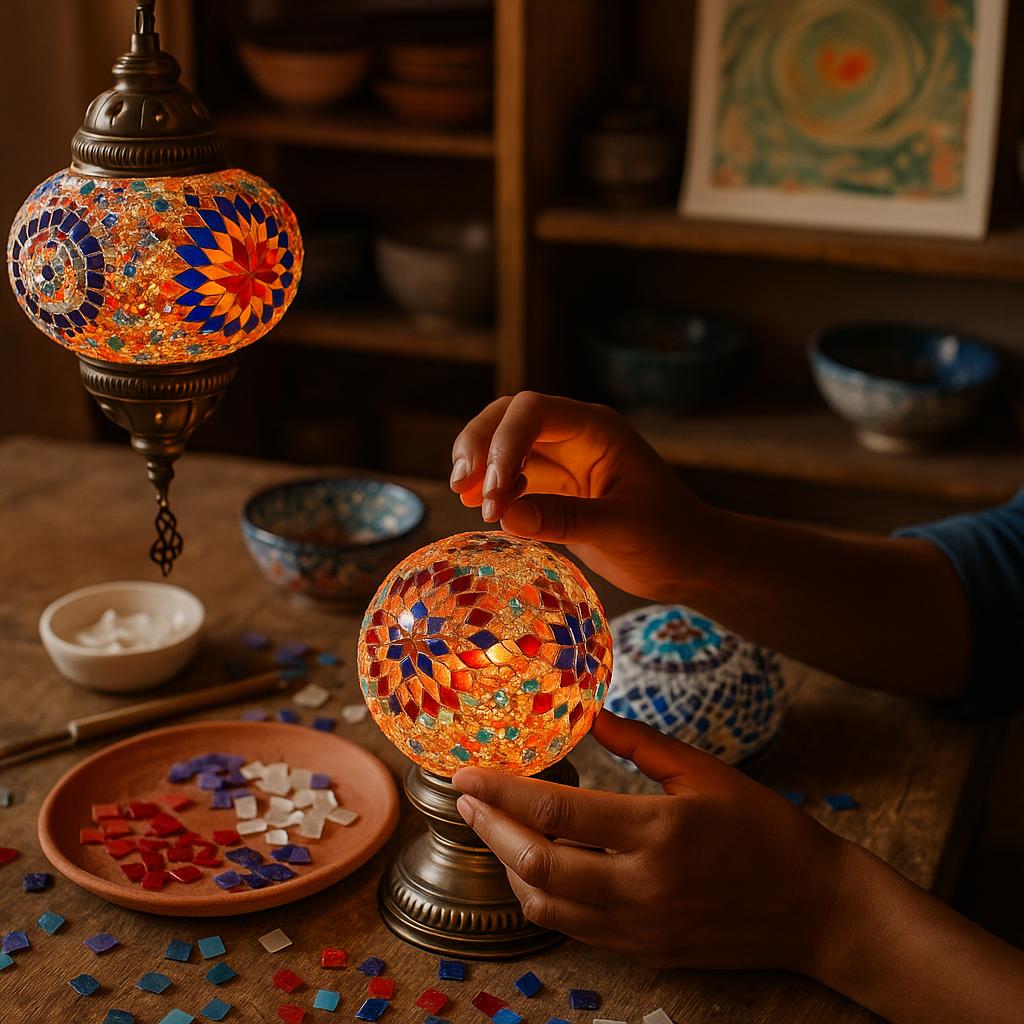 Mosaic Lamp Workshop Brooklyn: Create Stunning Turkish Art in NYC
