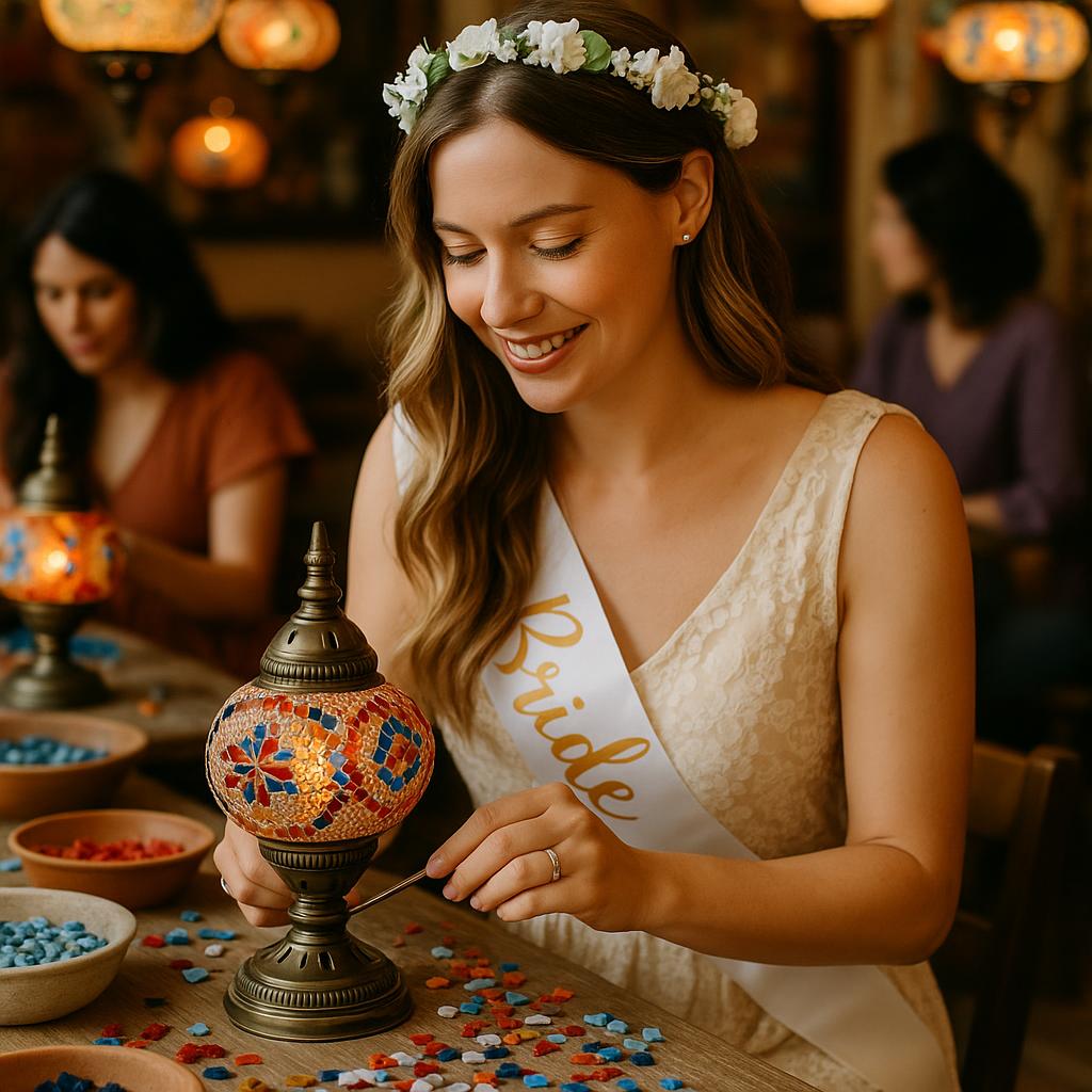 Bridal Shower Activity Ideas: Why Mosaic Lamp Workshops Are Perfect