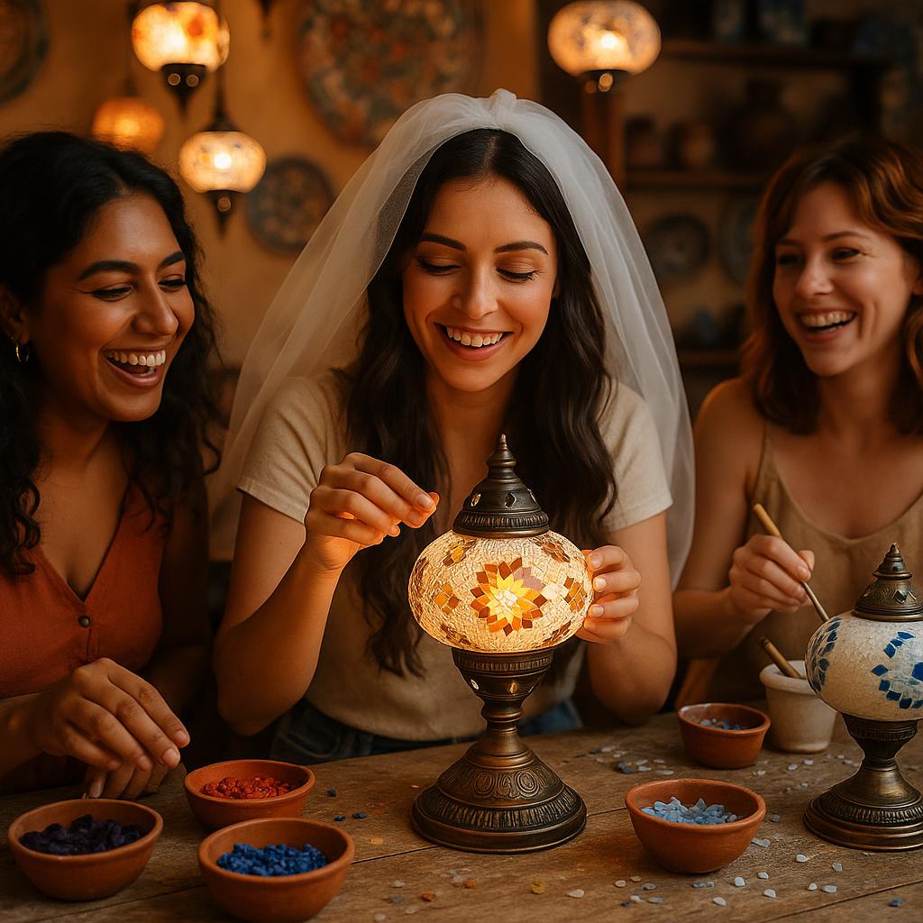 Bachelorette Party Ideas: Why Mosaic Lamp Workshops Are Trending in 2025