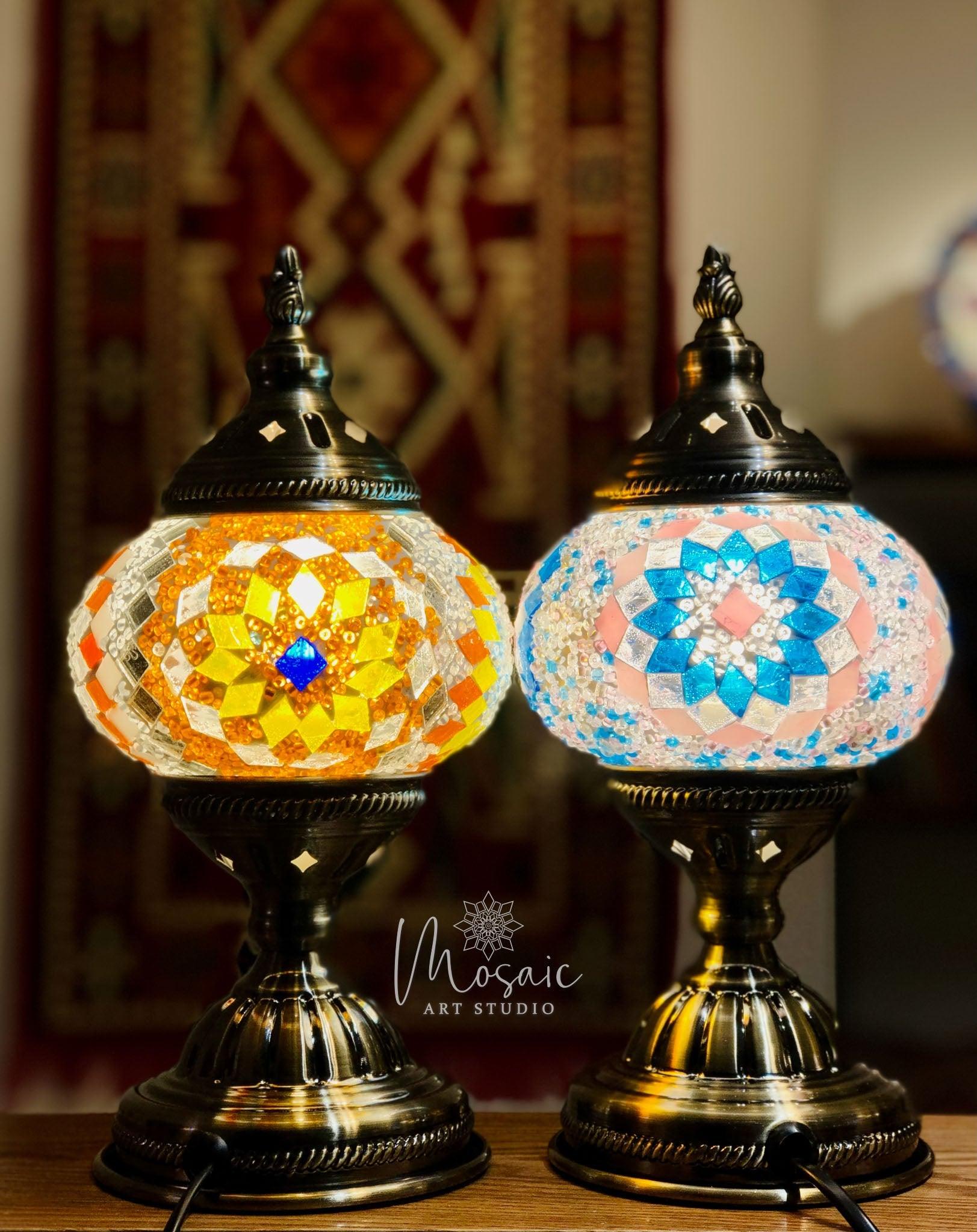 The Beauty of Turkish Mosaic Lamp - Mosaic Art Studio US