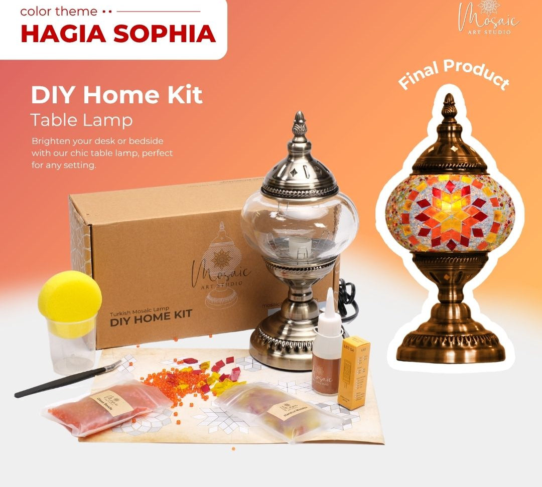 Mosaic Lamp DIY Home Kit