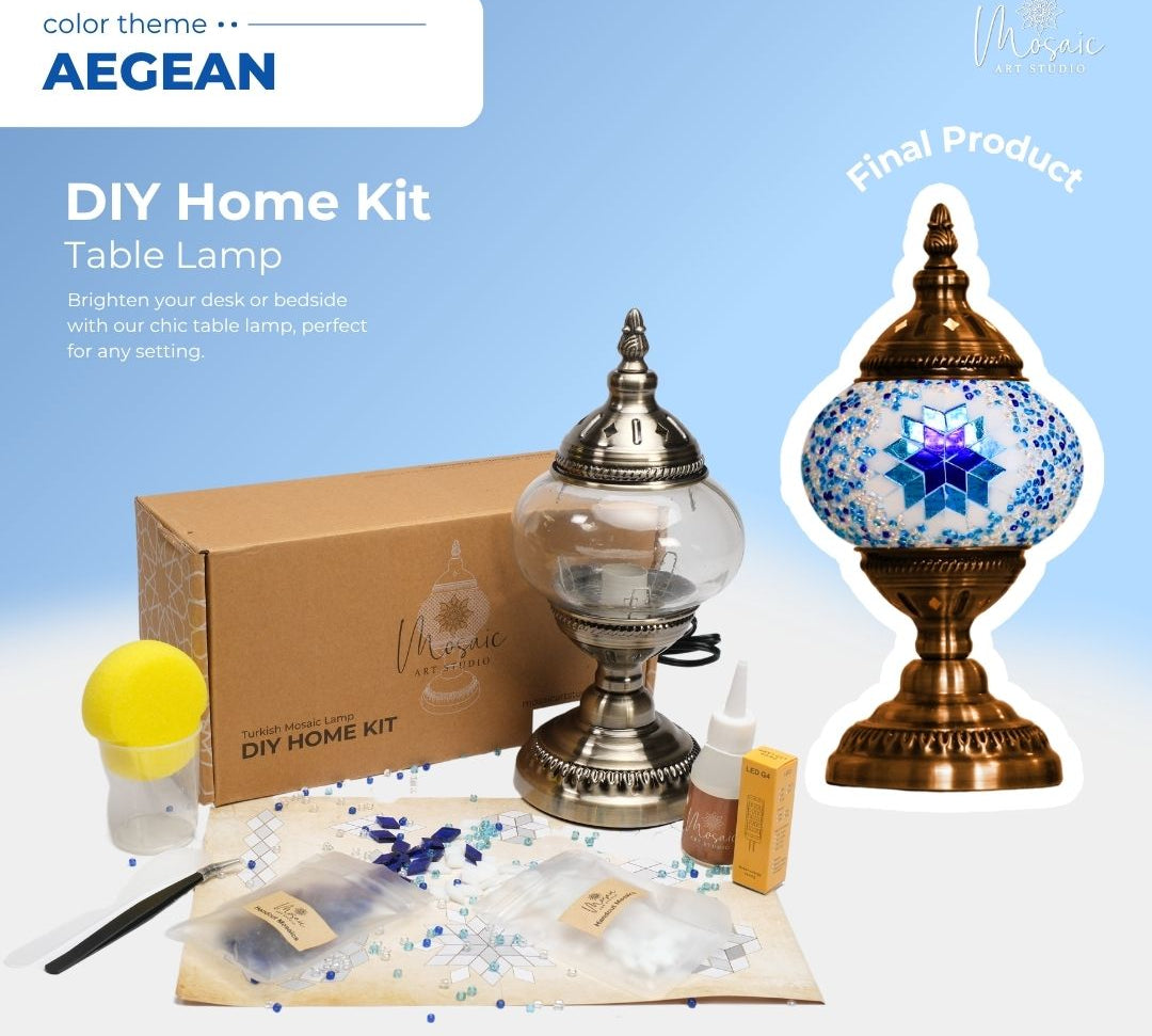 Mosaic Lamp DIY Home Kit