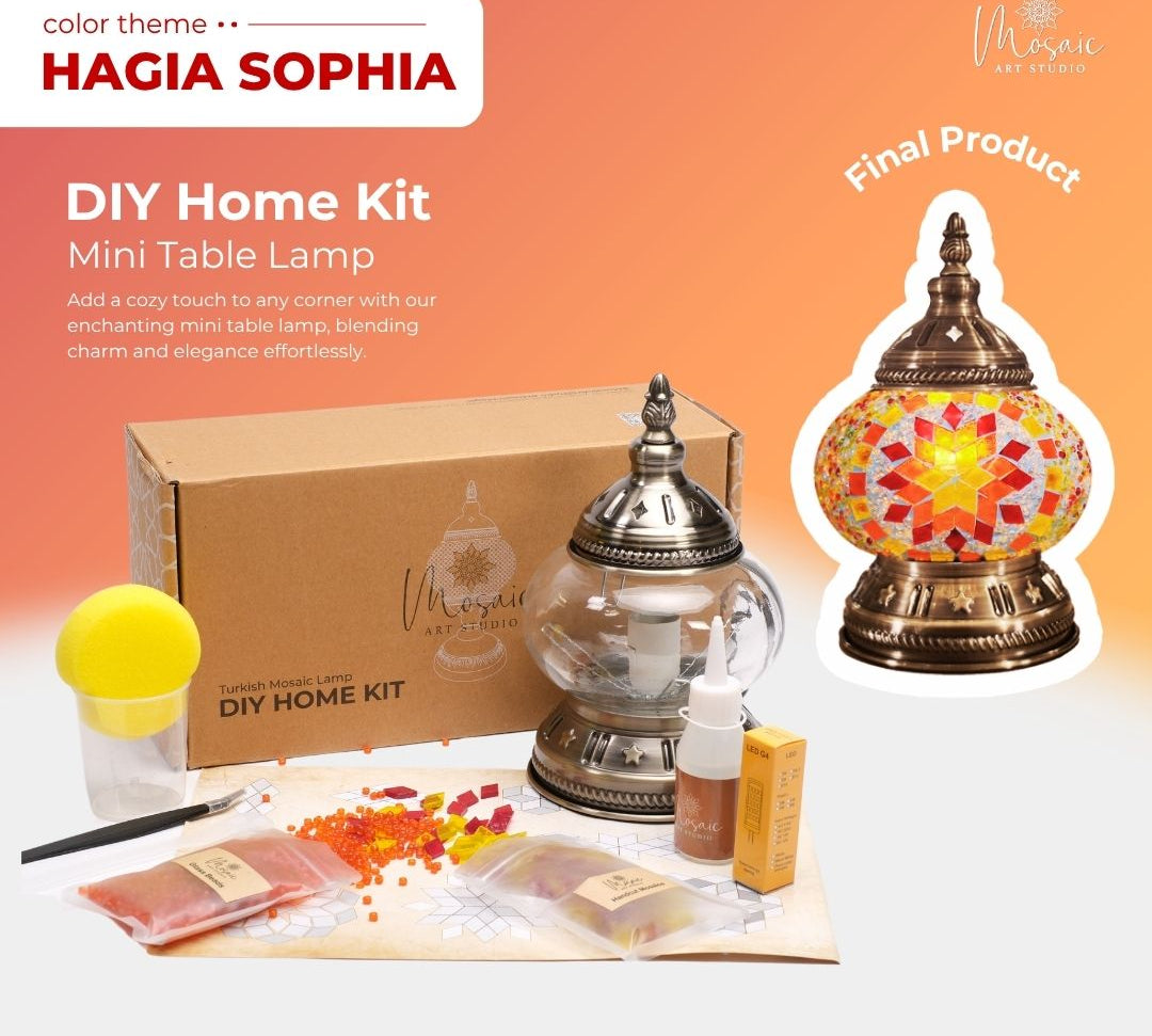Mosaic Lamp DIY Home Kit