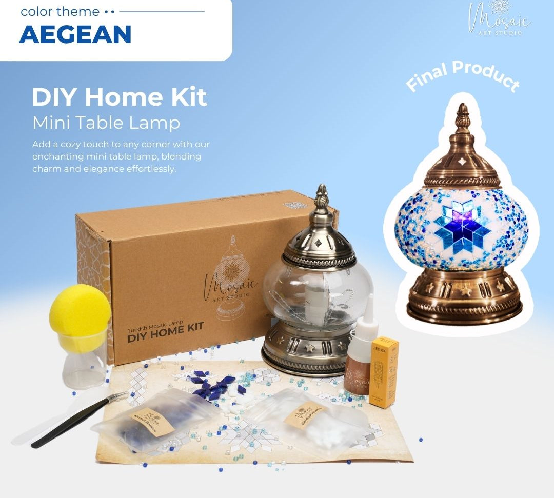 Mosaic Lamp DIY Home Kit