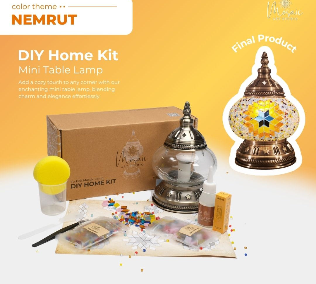 Mosaic Lamp DIY Home Kit