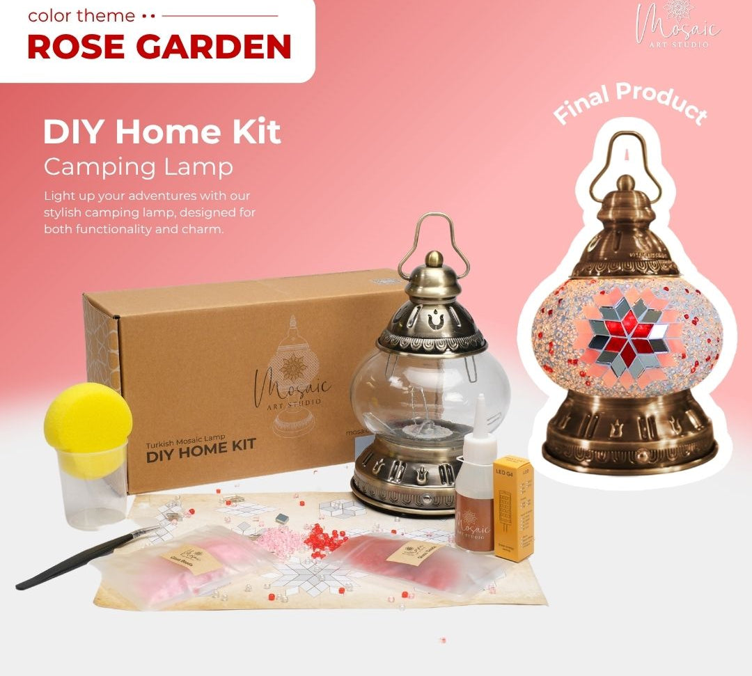 Mosaic Lamp DIY Home Kit