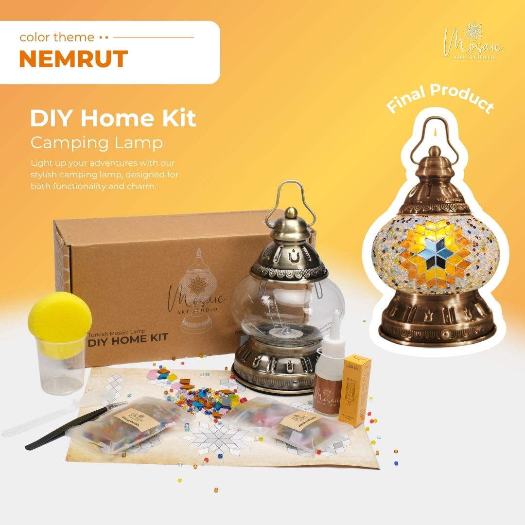 Mosaic Lamp DIY Home Kit