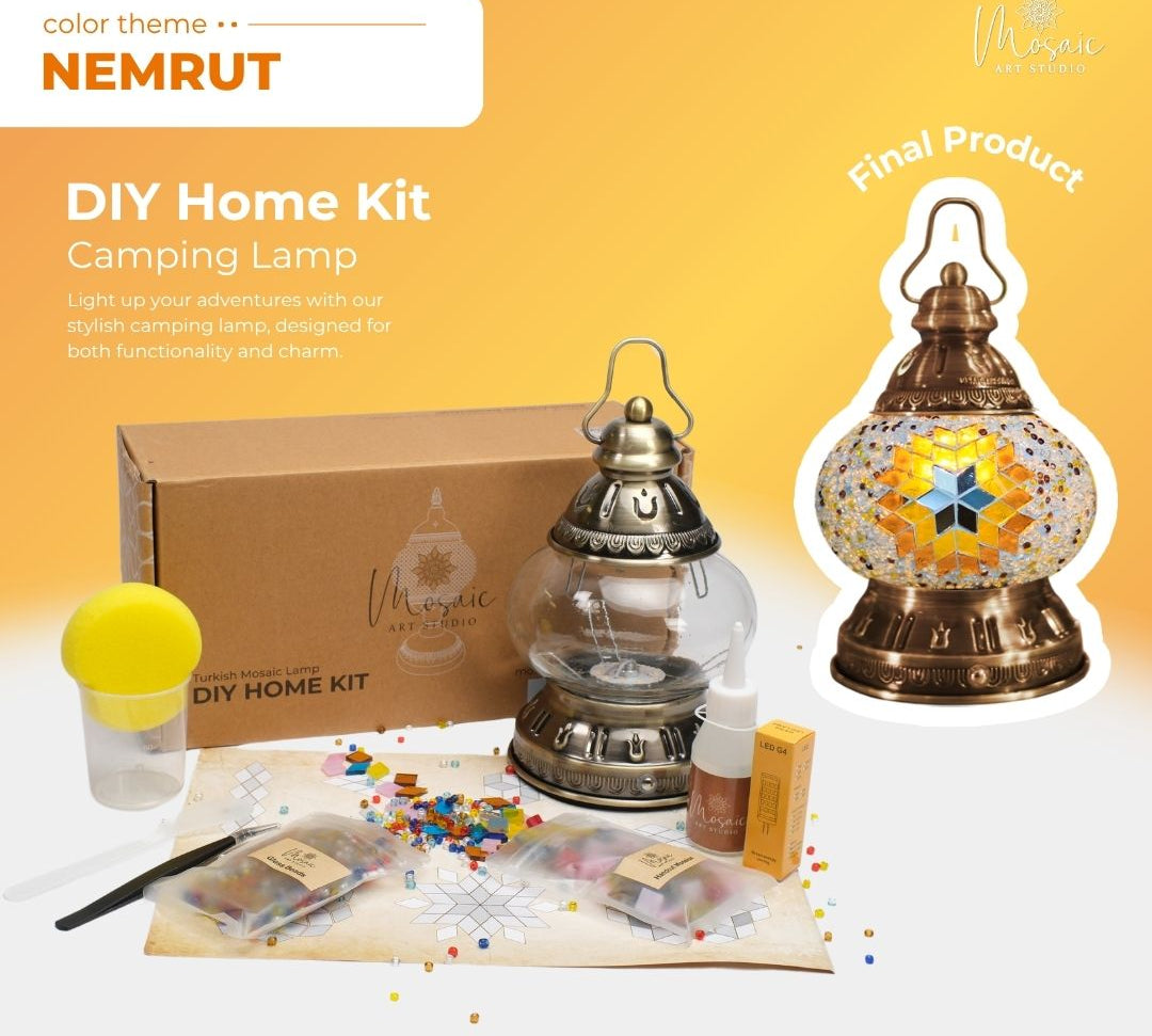 Mosaic Lamp DIY Home Kit
