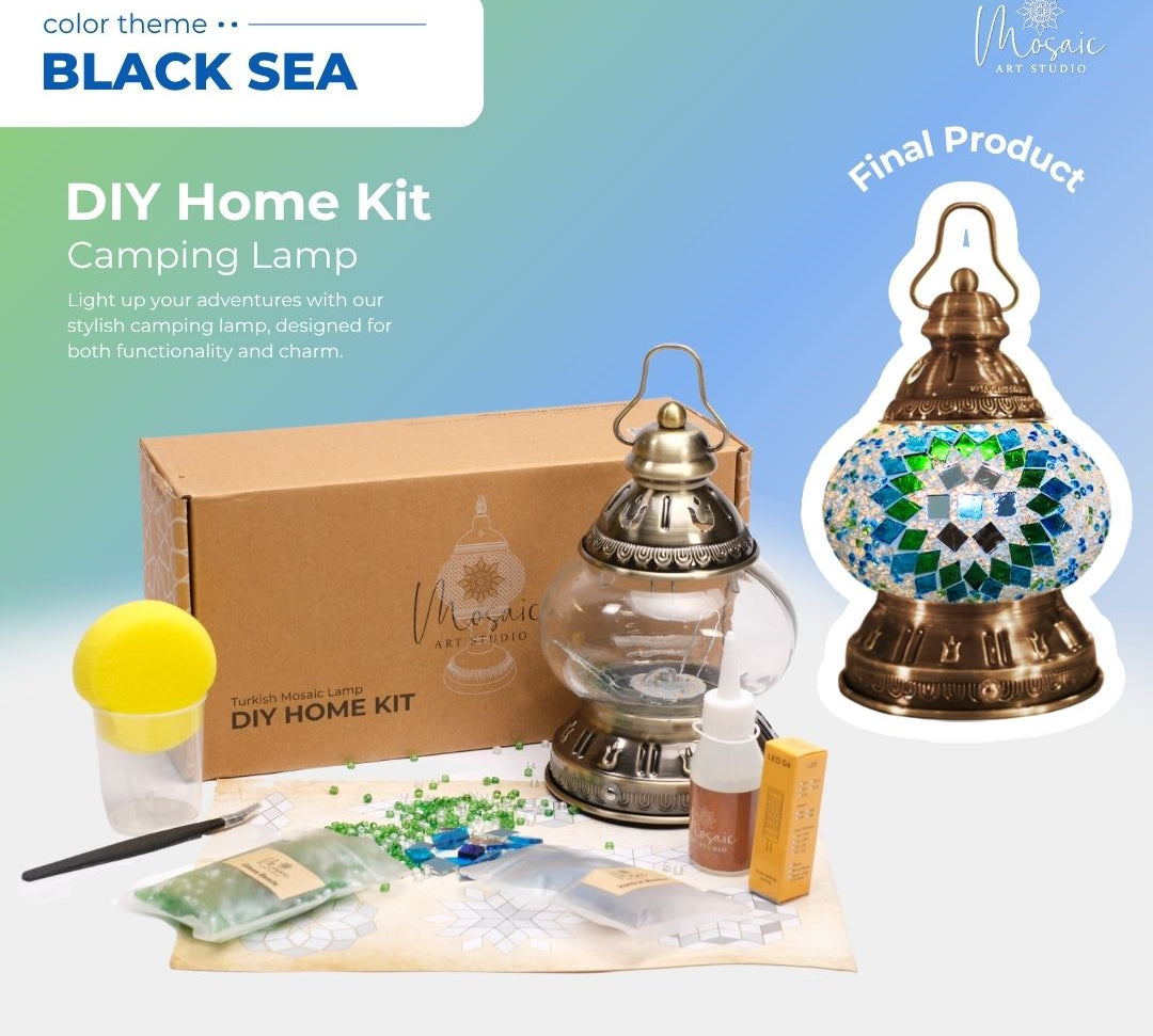 Mosaic Lamp DIY Home Kit