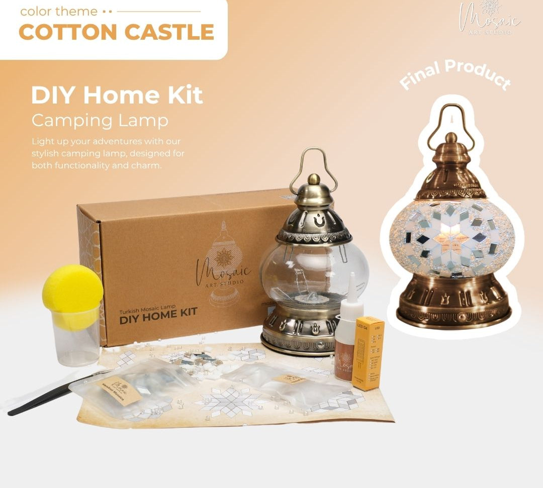 Mosaic Lamp DIY Home Kit