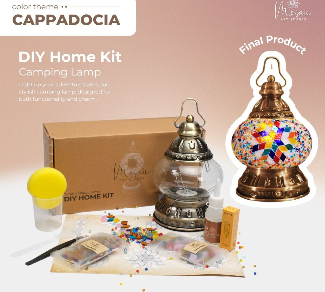 Mosaic Lamp DIY Home Kit