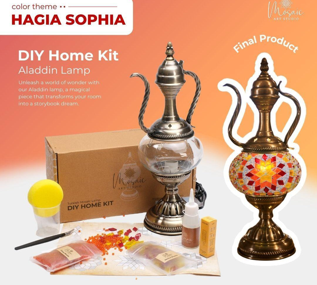 HAGIA SOPHIA Color Theme Turkish Mosaic Lamp DIY Home Kit