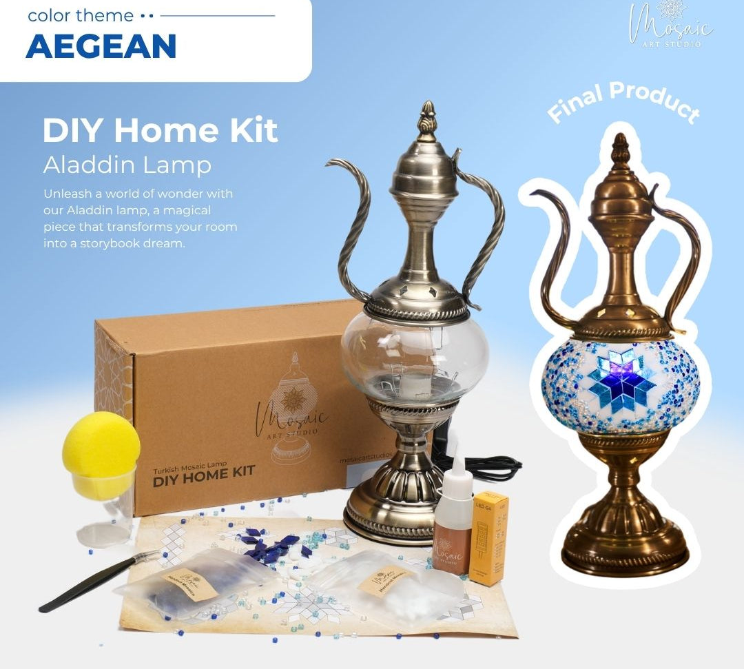 Mosaic Lamp DIY Home Kit