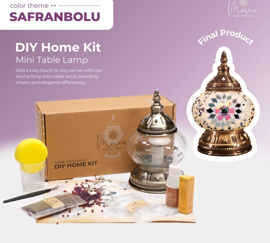 Mosaic Lamp DIY Home Kit
