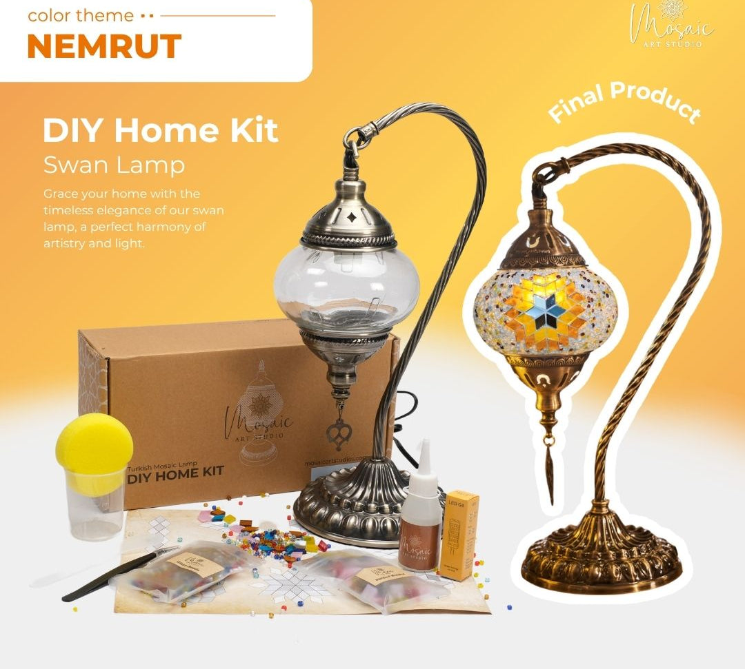 Mosaic Lamp DIY Home Kit