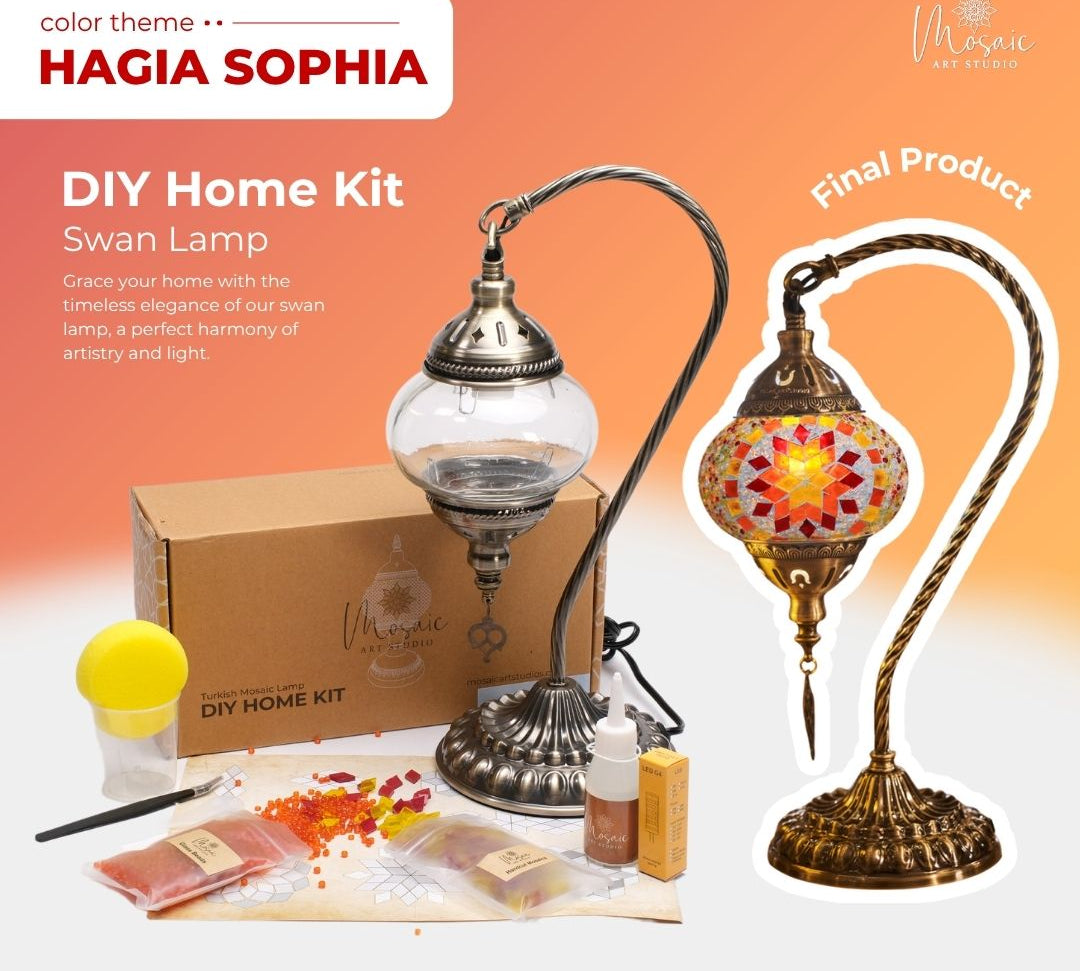 Mosaic Lamp DIY Home Kit