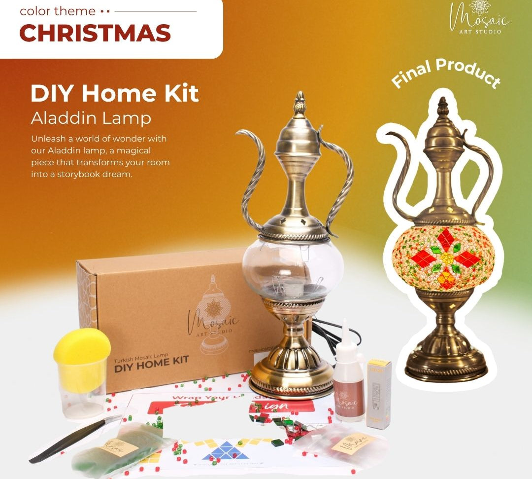 Mosaic Lamp DIY Home Kit
