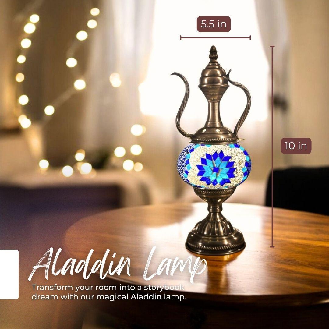 Handmade Mosaic Lamp - Aegean Flower