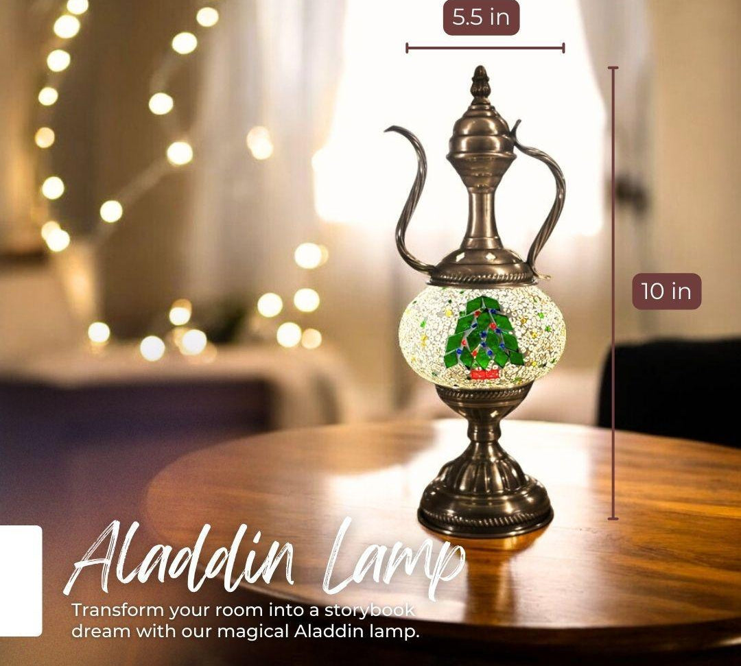Handmade Mosaic Lamp - Christmas Tree