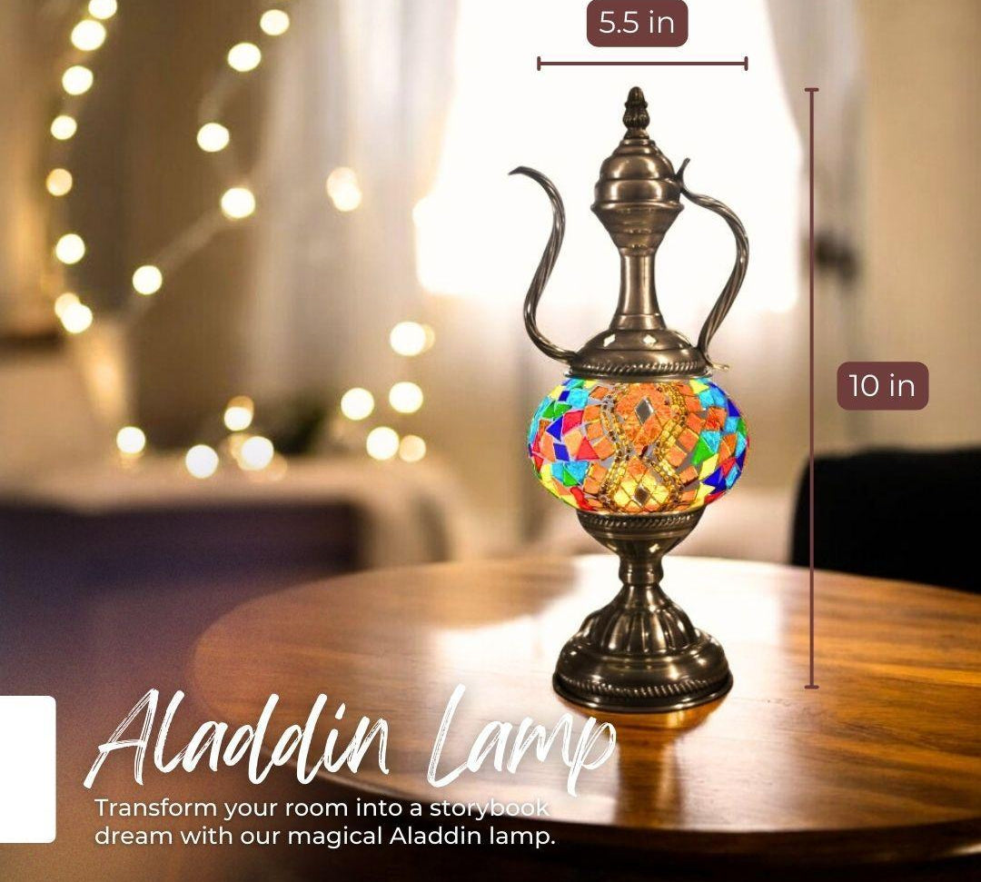 Handmade Mosaic Lamp - Festive Diamonds