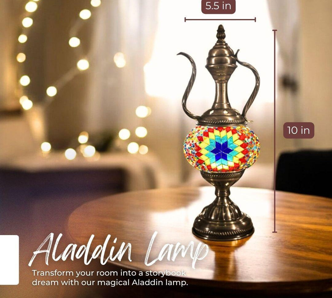 Handmade Mosaic Lamp - Prismatic Star