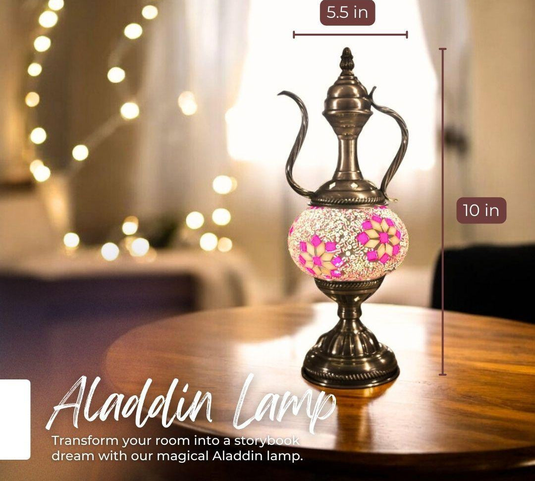 Handmade Mosaic Lamp - Rose Garden Sunflower