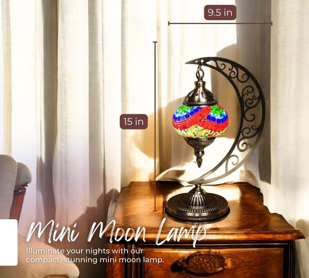 Ready-made Mosaic Lamp - Cappadocia Crescents
