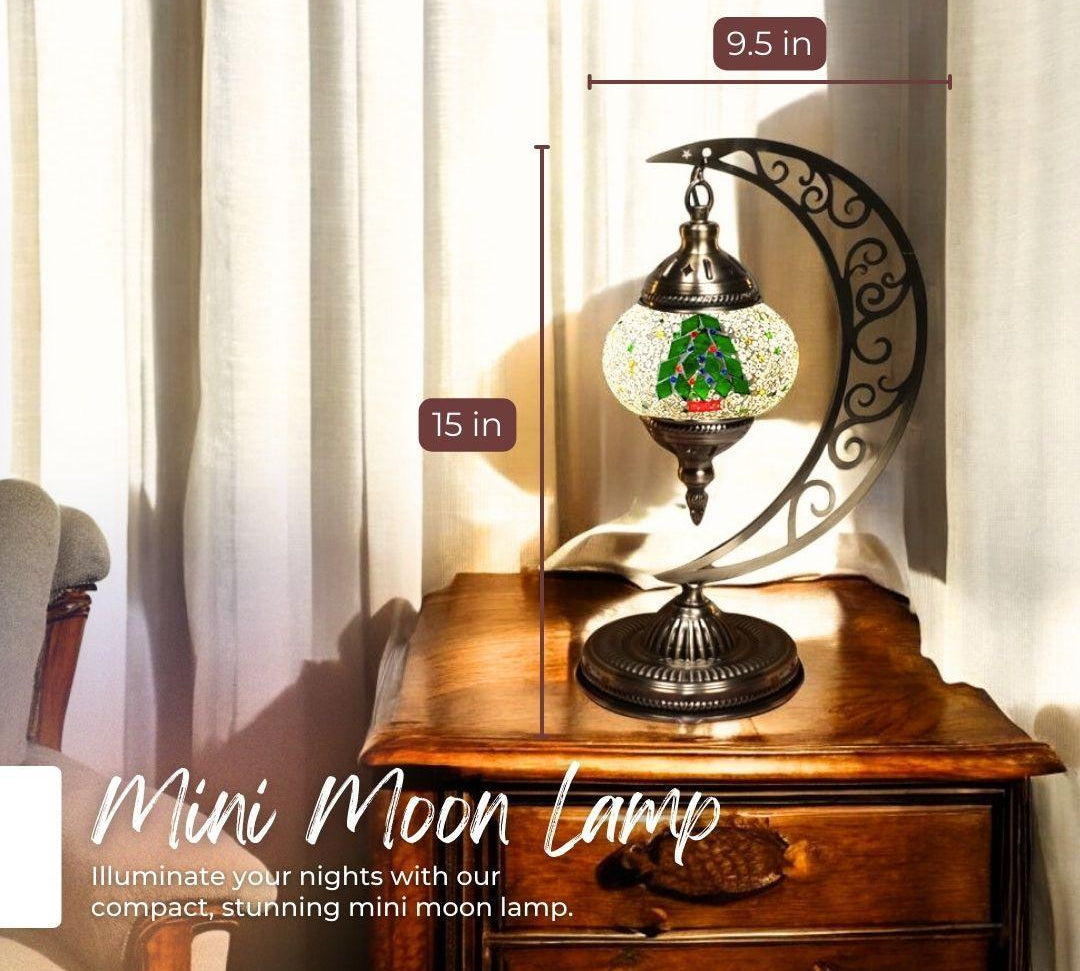 Handmade Mosaic Lamp - Christmas Tree