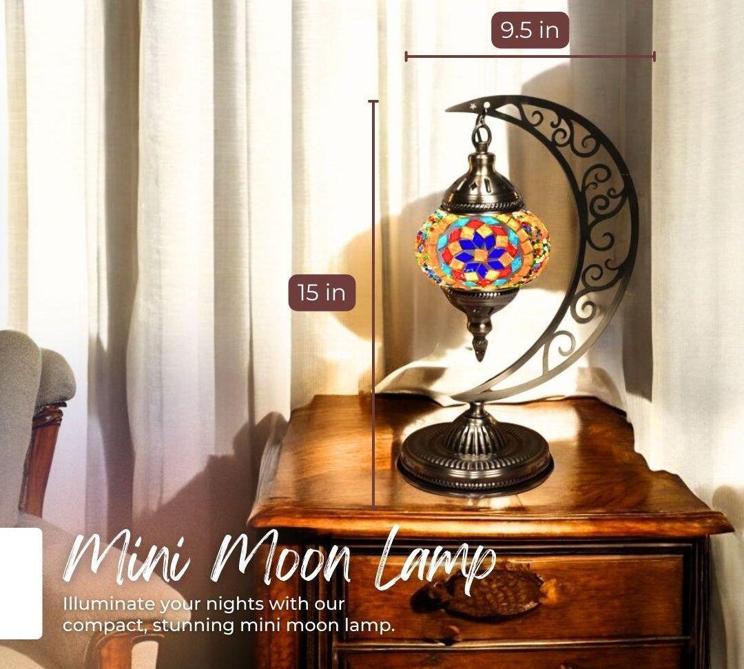 Handmade Mosaic Lamp - Floral Spectrum