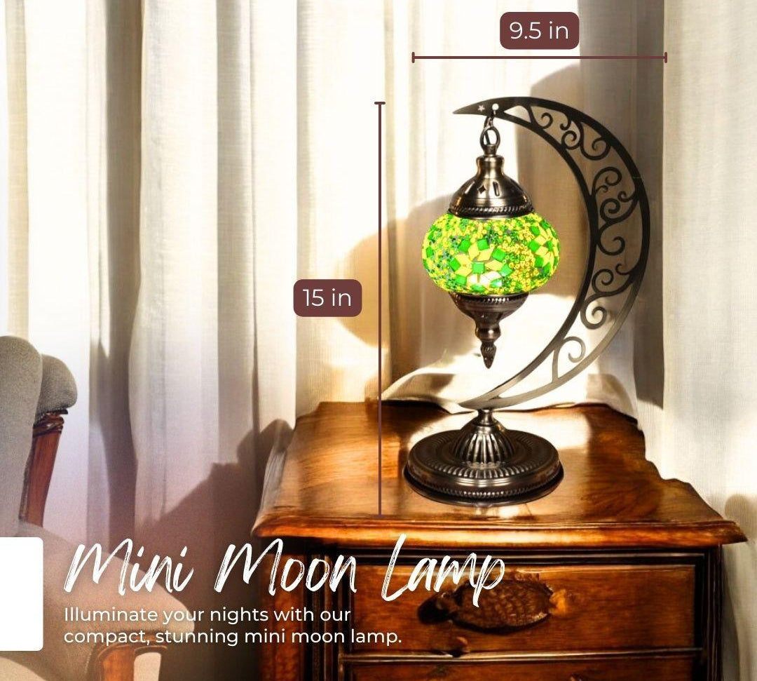 Handmade Mosaic Lamp - Lemon-Lime Sunflower