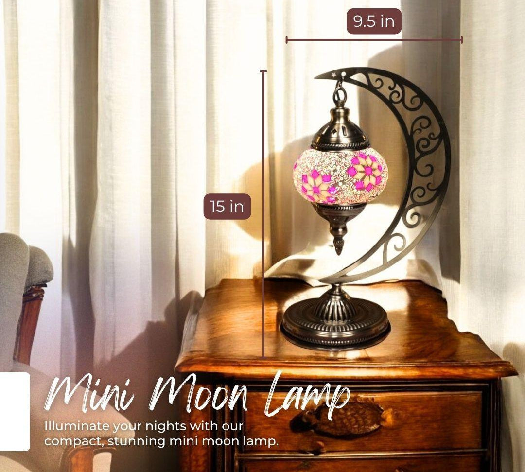 Handmade Mosaic Lamp - Rose Garden Sunflower