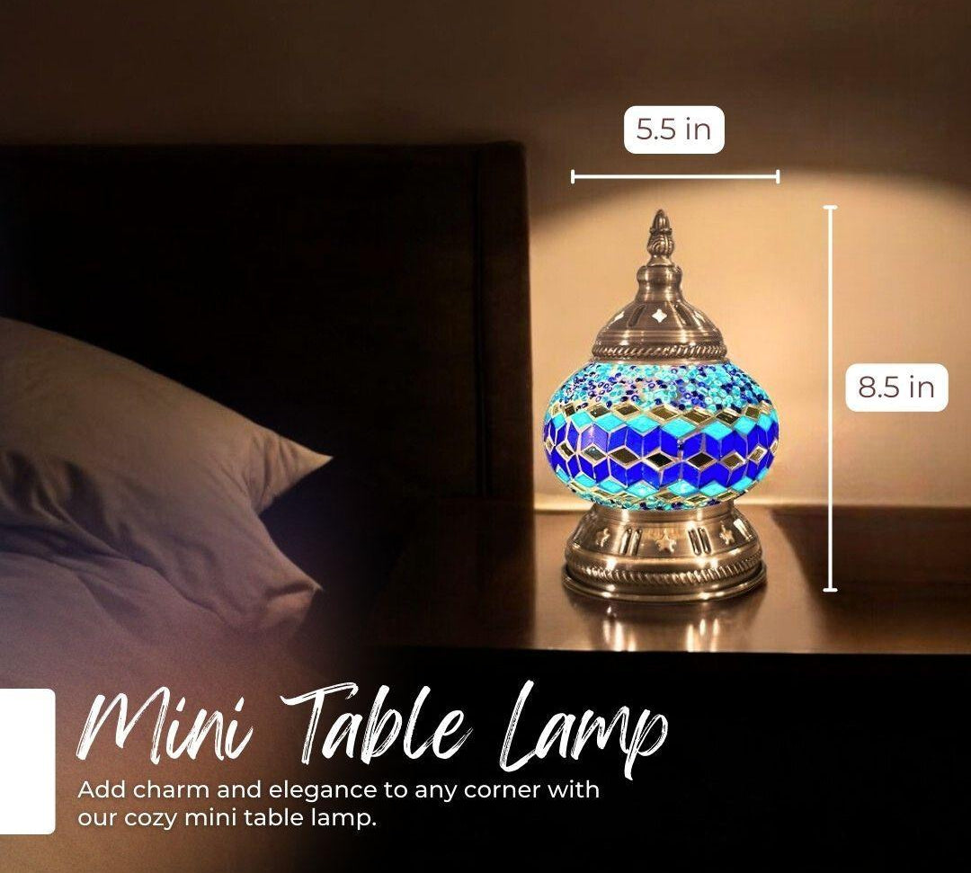 Handmade Mosaic Lamp - Aegean Fractals