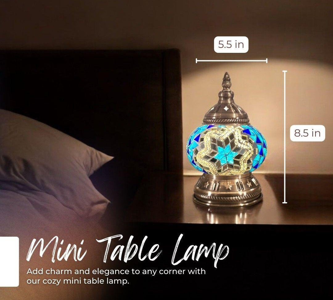 Handmade Mosaic Lamp - Aegean Star