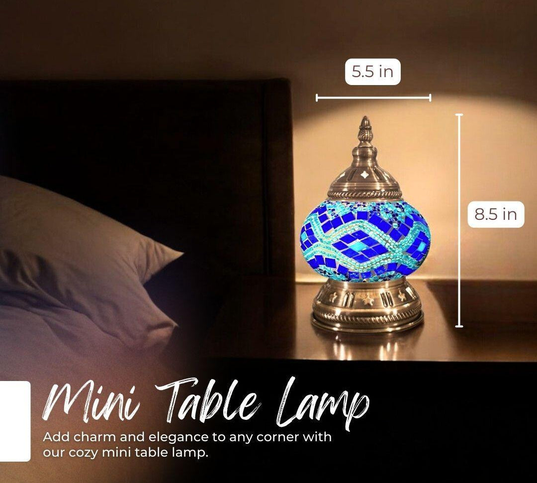 Handmade Mosaic Lamp - Aegean Wave