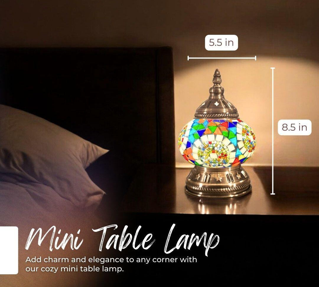 Handmade Mosaic Lamp - Festive Sunflower