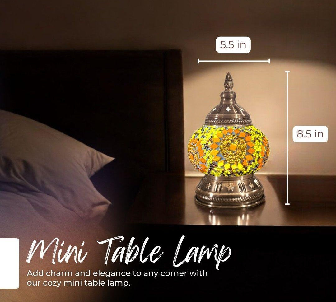 Handmade Mosaic Lamp - Nemrut Sunflower