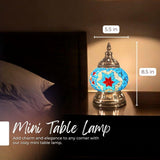 Ready-made Mosaic Lamp - Red & Blue Star