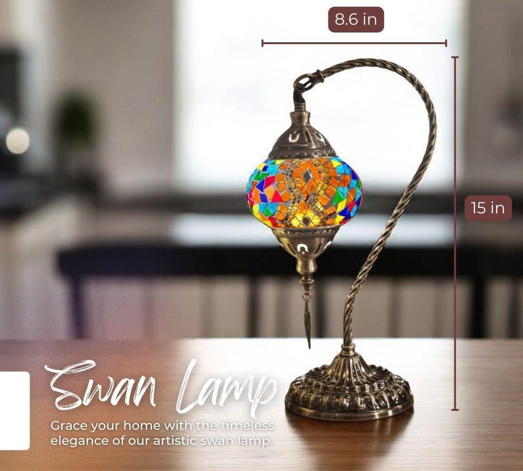 Handmade Mosaic Lamp - Festive Diamonds