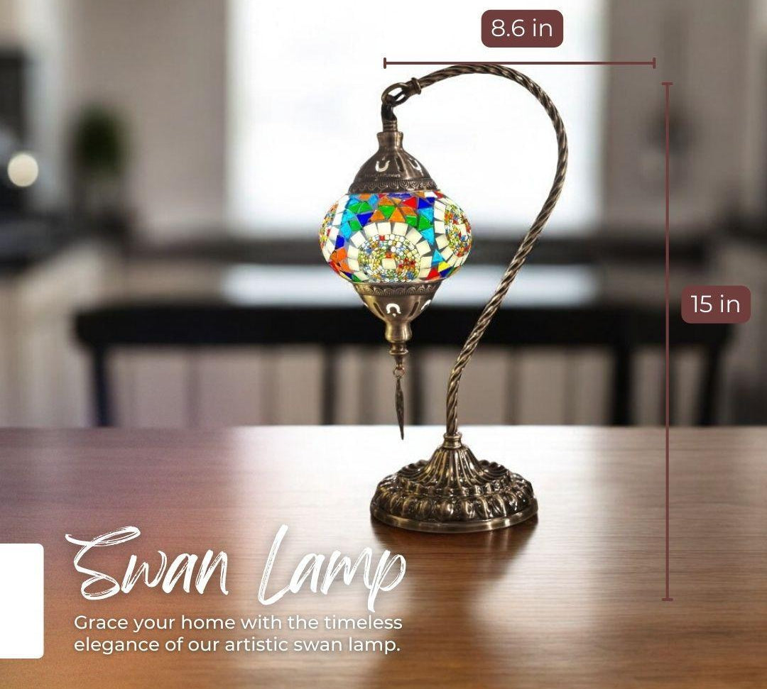 Handmade Mosaic Lamp - Festive Sunflower