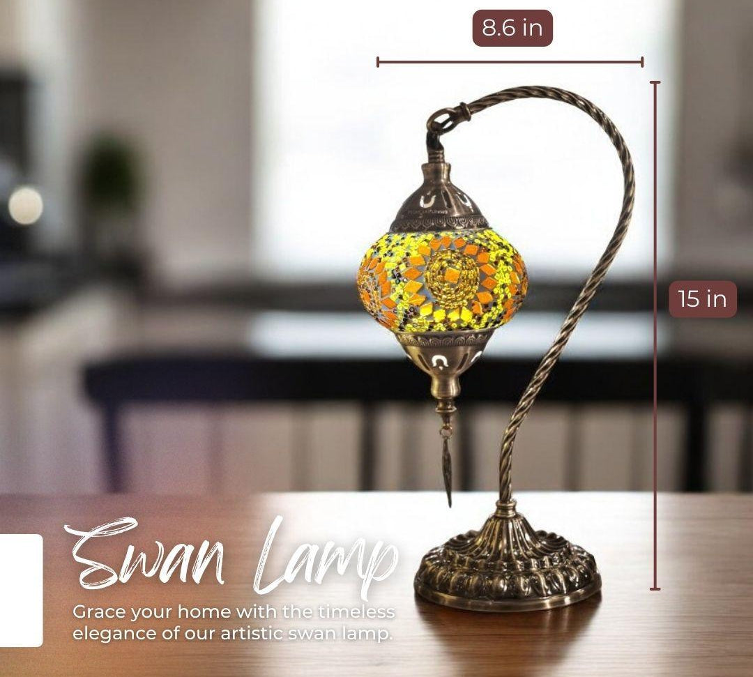 Handmade Mosaic Lamp - Nemrut Sunflower