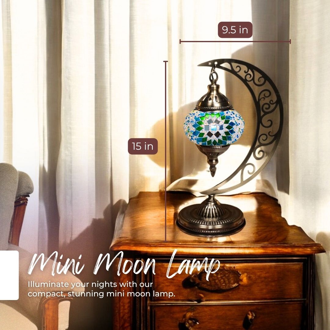 Ready-made Mosaic Lamp - Black Sea