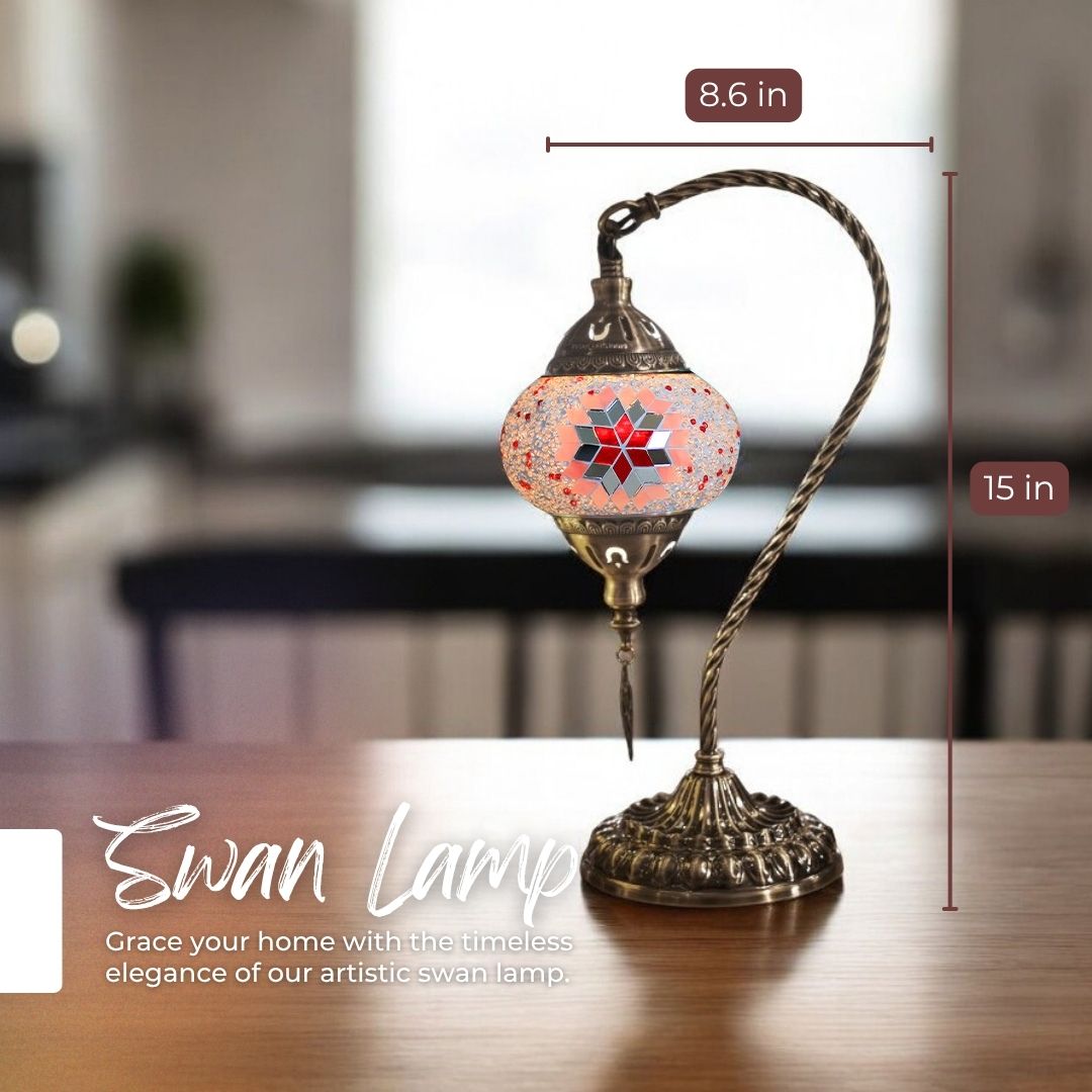 Ready-made Mosaic Lamp - Rose Garden